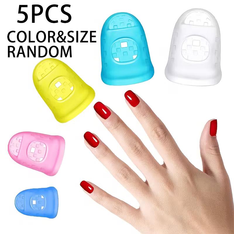 

Guitar silicone finger covers for pain prevention, beginner practice,string pressing,plucking strumming,finger protection covers