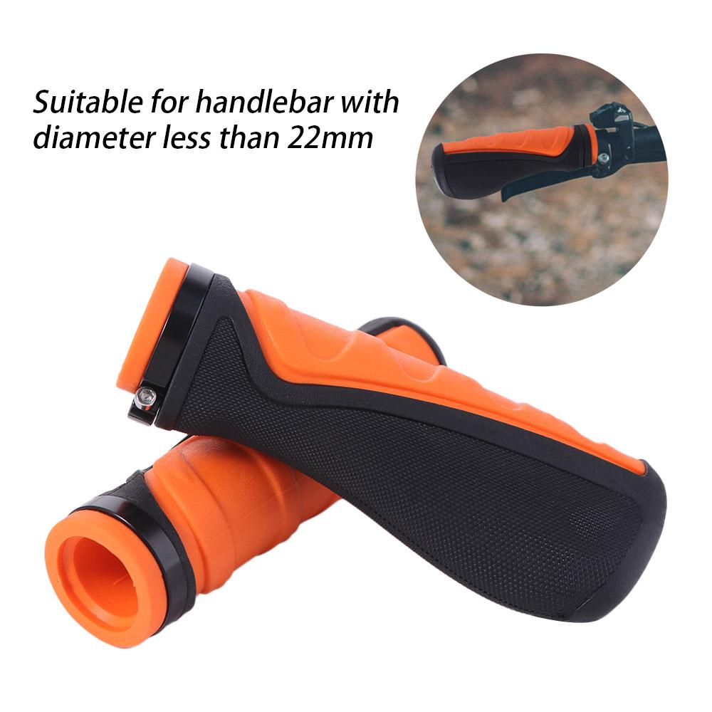 Orange Black Cycling Handle Grips Soft Rubber Electric Scooter Handlebar Cycling Accessories