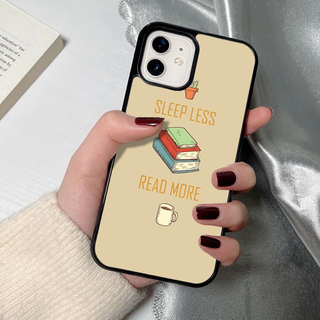 Read More Books Phone Case for iPhone 17 Air 16 15 14 12 13 PLUS 11 PRO MAX Back Cover Fundas