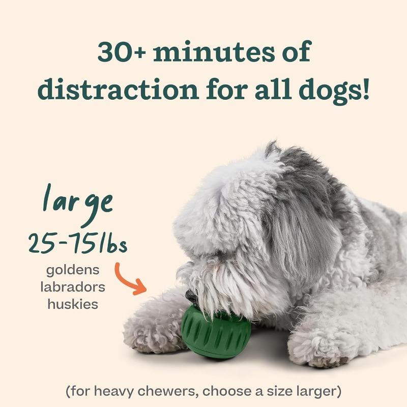 Interactive Dog Toys Mental Stimulation Silicone Treat Molds Healthy Pupsicle Enrichment Frozen Summer Cooler Chew Resistant