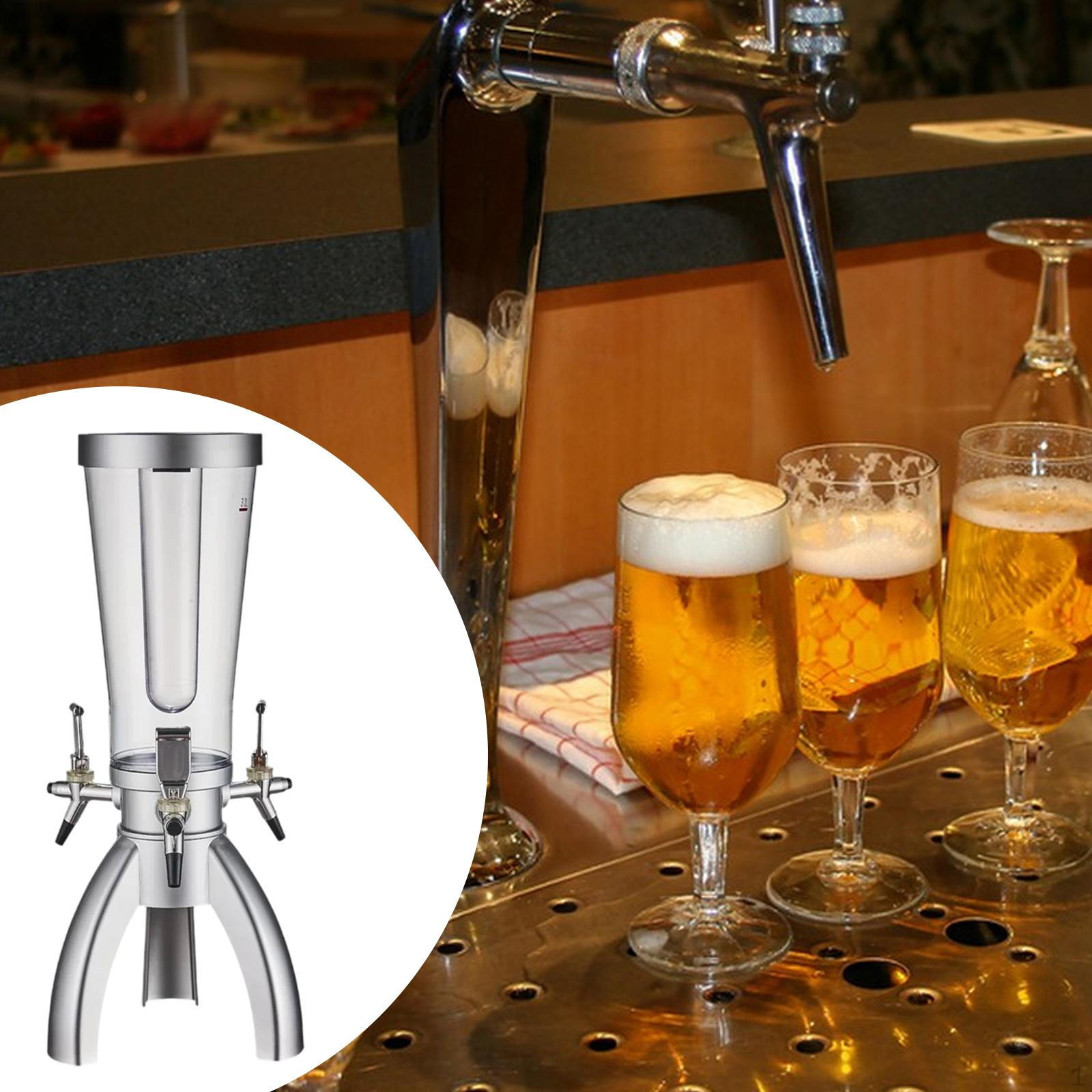 

Beer Dispenser with Tap Versatile Easy to Use Drink for Event Bar Outdoor