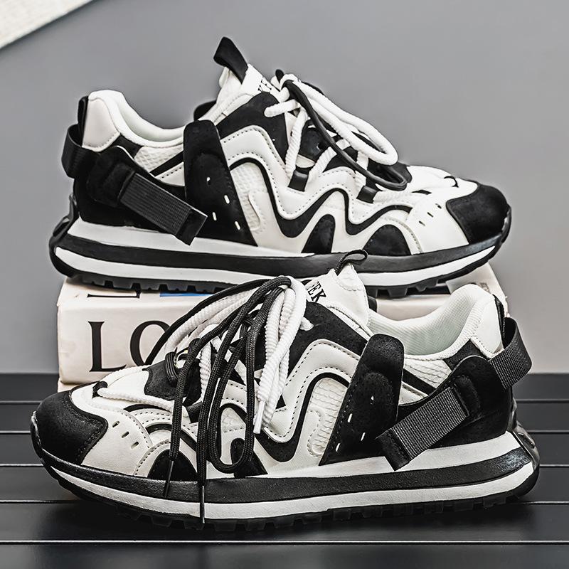 Men Sneakers 2025 Summer Mesh Running Shoes Men Athletic Non-slip Casual Vulcanize Shoes Lace Up Running Shoes Tenis Masculino