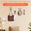 4 Pcs Cartoon animals Wood Decorative Wall Hook Creative Kids Wall Hook Practical Cute Towel Hanger for Home Bathroom Bedroom