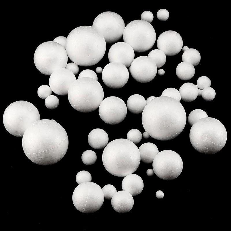 

Белый Плотный Пенопластовый Шар Полилон Свадебная Цветочная Композиция Малыш DIY Ручная Работа Дудл Пазл Идеи Выставочное Украшение 20cm ball 1(The actual size will be too small)