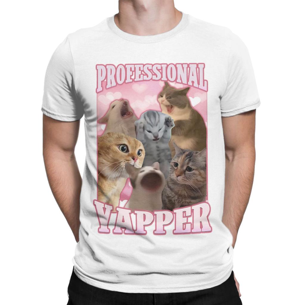 professional yapper funny meme Funny Graphic 100 Cotton TShirt Meme Tops Tees For Unisex