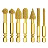 1Pcs Polish The Drill Bit Iron Stainless Steel Ceramic Tile Fits Drill Diamond Grinding Head Tile Rotary File Polishing Head