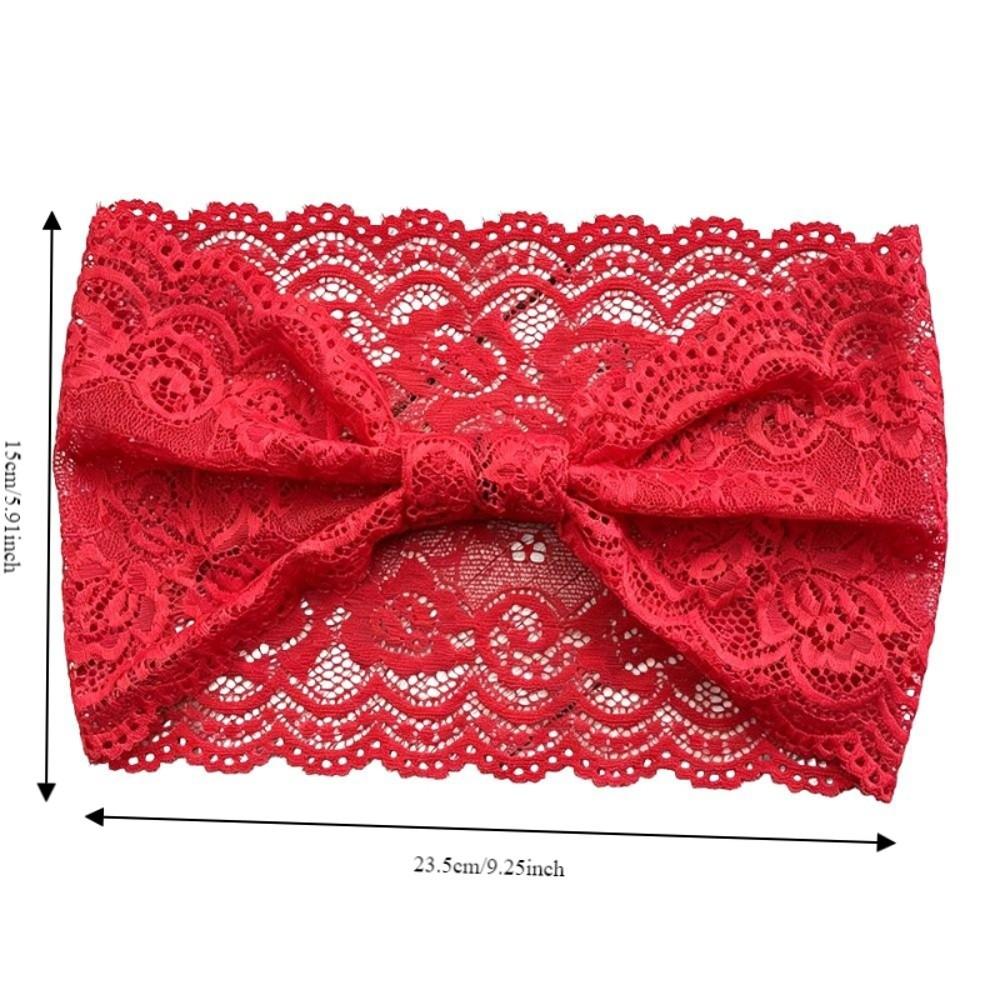 Solid Color Elastic Headband Hollow Out Wide Headbands Fashion Women's Hairband Hair Accessories