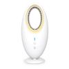 Bladeless Schreibtischventilator 3 Geschwindigkeiten Energiesparend Leise Kleiner Tischventilator mit LED-Licht für Zuhause Büro Schlafzimmer