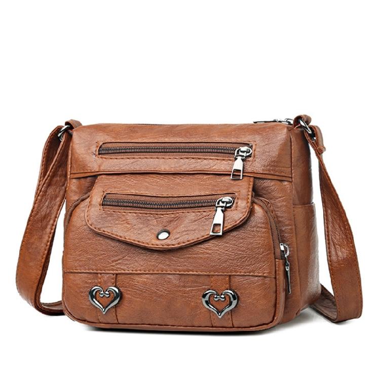 Shoulder Bag with Vintage Charm Practical & Fashionable Bag for Work or School