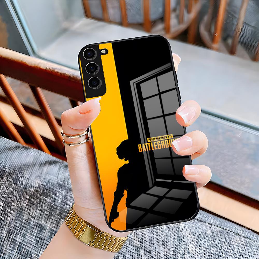 PUBG Winner Chicken Dinner Phone Case For Samsung A25 A13 A33 5G A54 A36 A35 A56 A52 A14 Shockproof Glass Cover