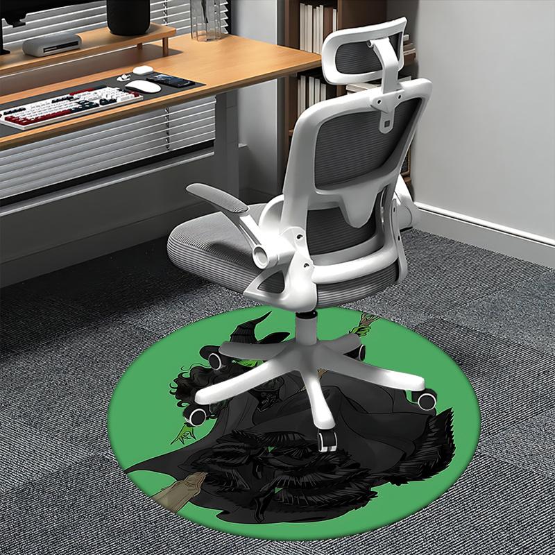 

Witch Print,Fantasy Witch Design Chair mat Round Rug Office carpet, Non slip, Suitable for Living Rooms, Bedrooms,Decor1205934a 80cm by 80cm