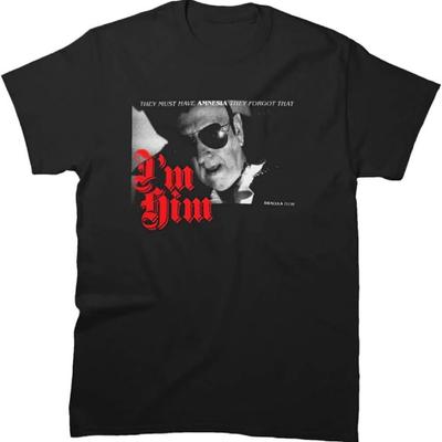 Heren Dames Zij Vriend Vergat Grafisch Die Mouw Ik ben Shirts Hem Katoen Dracula Flow T-Shirt voor Vaderdag Kerstmis Veelkleurig