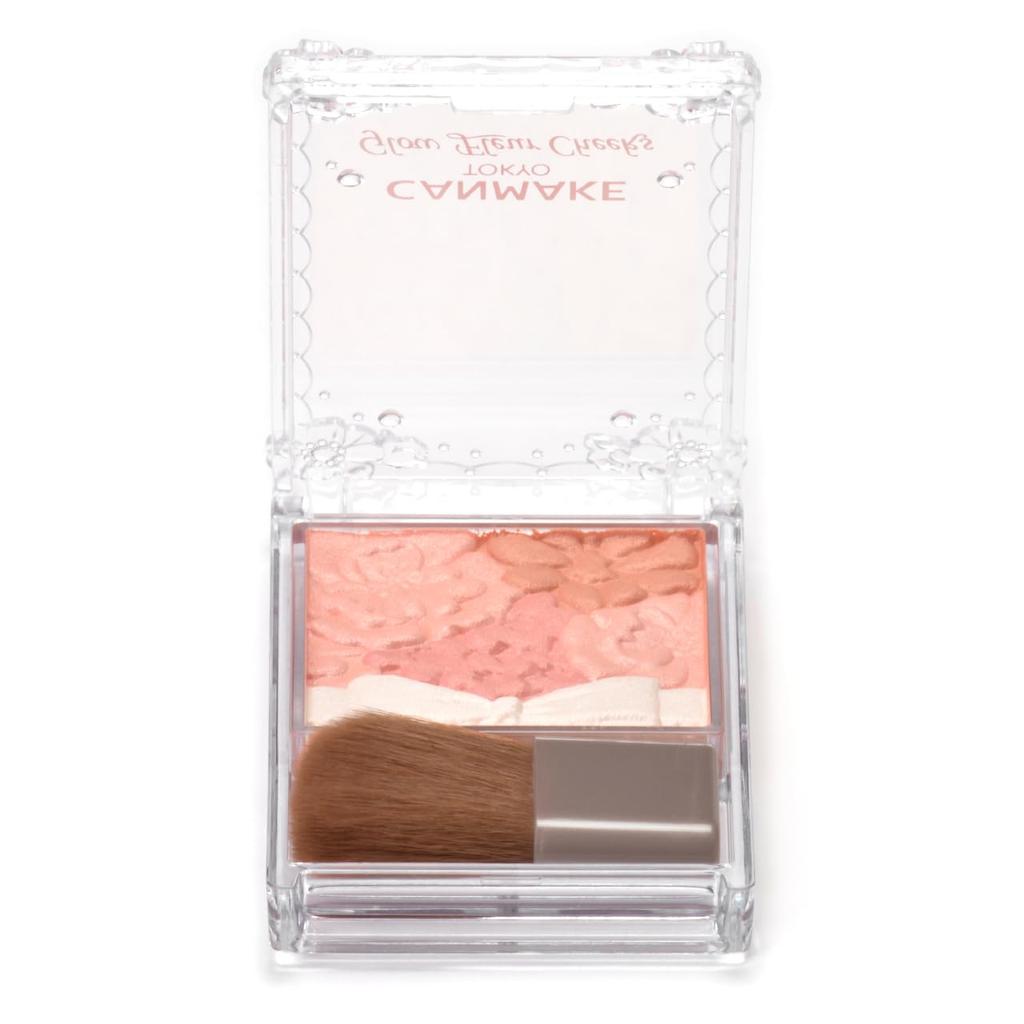Canmake Powder Glow Fleur Cheeks 03 Fairy Orange Fleur 6.3g