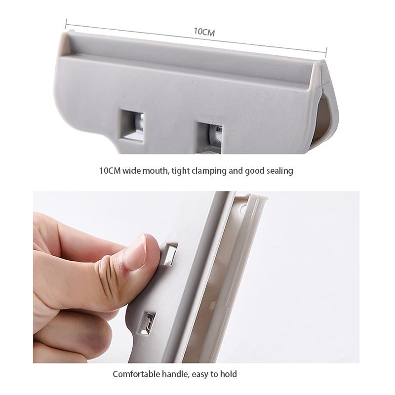 Těsnicí spona na sušené ovoce, potravinový sáček, velká svačinová spona, vlhkostotěsný plastový sáček, těsnicí spona na svačinové sáčky