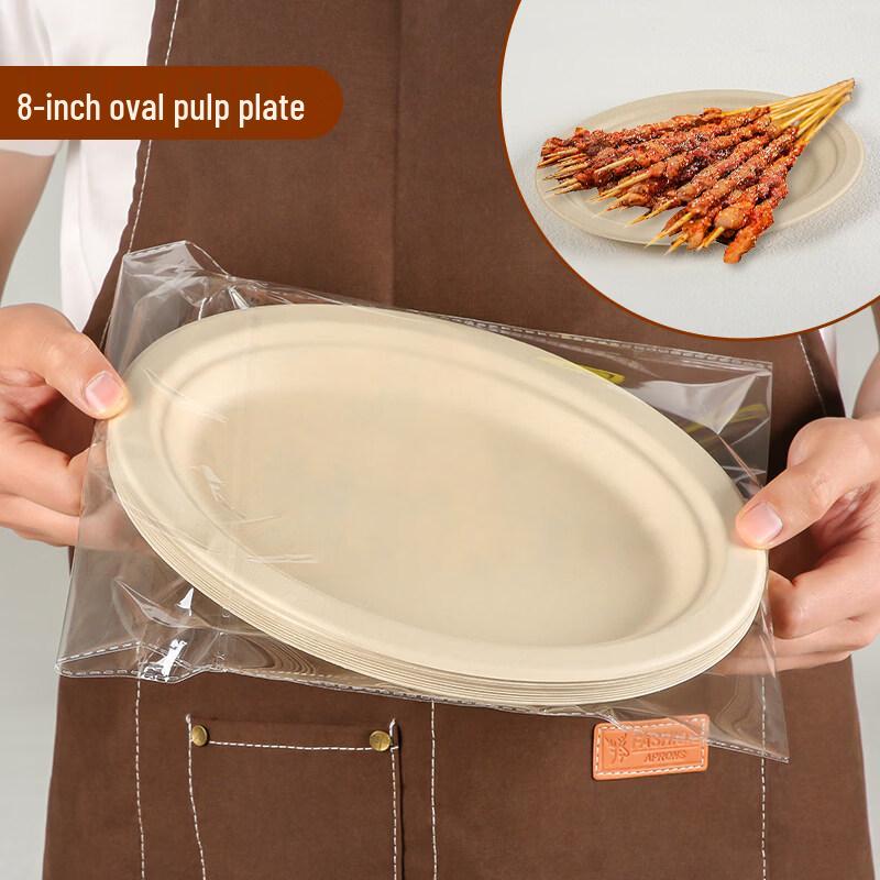 ZISIZ Disposable Food Grade Paper Plates