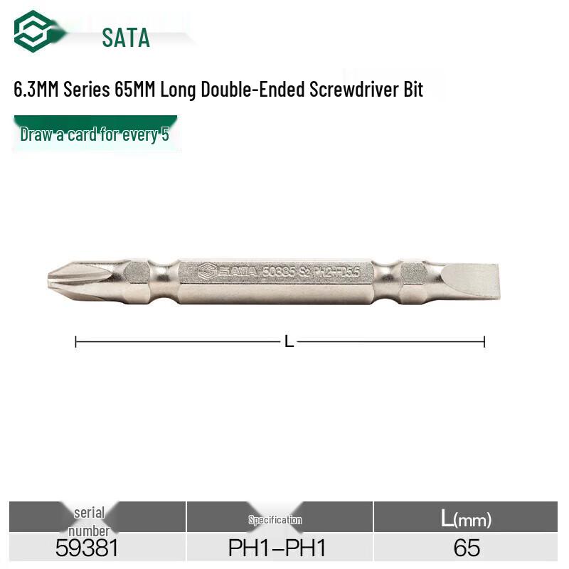 SATA 5-Piece Screwdriver Bit Set