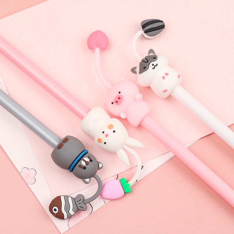 Korean Cartoon Cute Pet Paradise Neutral Pen - Fresh Student Exam Signature Pen