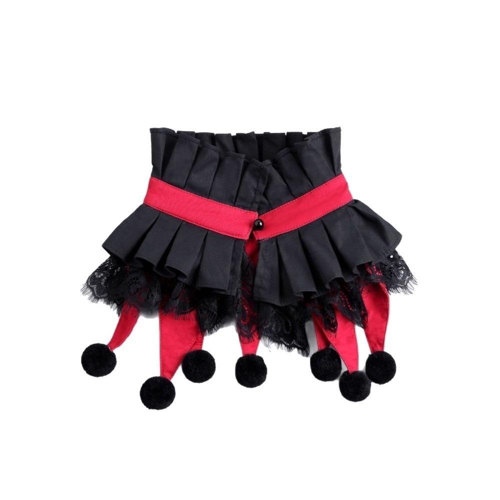 Retro Circus Clowns Ruff Collars Creative Butterfly Chocker Chic Bat False Collar Cosplay