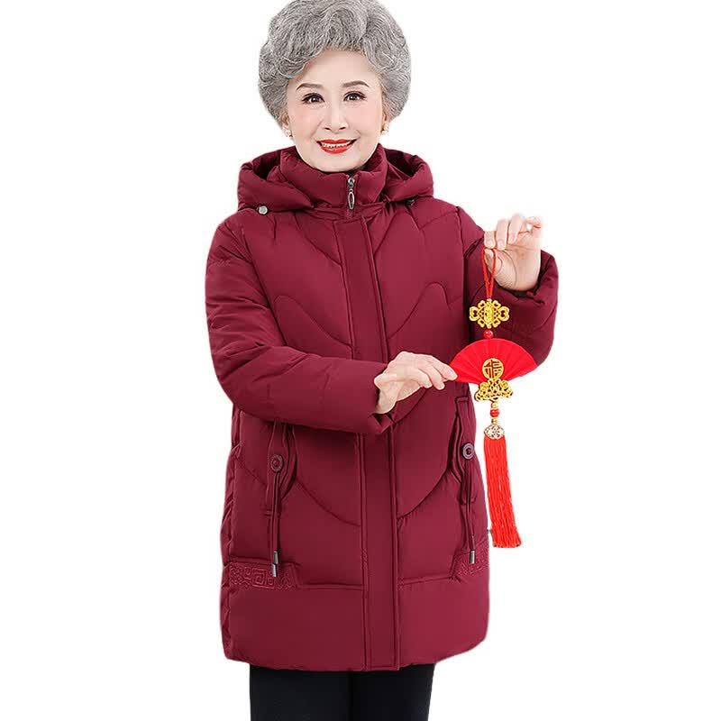 Hodo Women's Mid-Length Winter Padded Coat