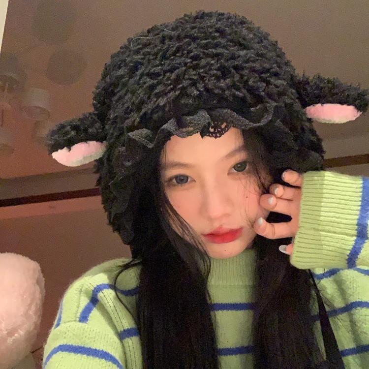 Winter Girls Plush Hat With Windproof Warmth For Autumn And Christmas Gift