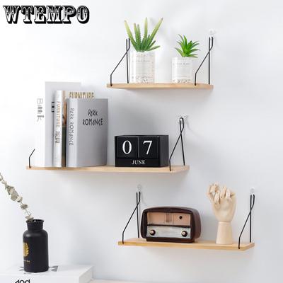 Estante de Pared Nórdico de Madera Habitación que Contiene Partición de Madera Maciza Decoración de Pared Doméstica y Estante de Acabado