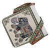 Elephant Hobo Women Messenger Shoulder Bag Handmade Embroidered Wide Adjustable Straps Large