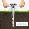 Heavy Duty In-Ground Anchors Beach Umbrella Sand Anchors Metal Umbrella Stand Portable Umbrella Anchors Base Enduring