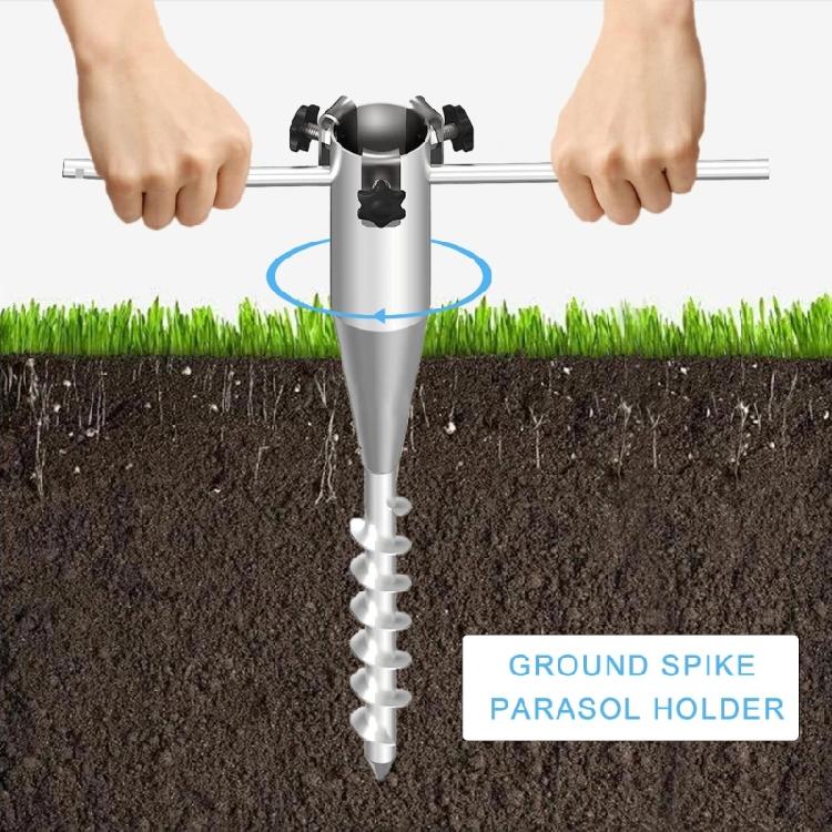 Heavy Duty In-Ground Anchors Beach Umbrella Sand Anchors Metal Umbrella Stand Portable Umbrella Anchors Base Enduring