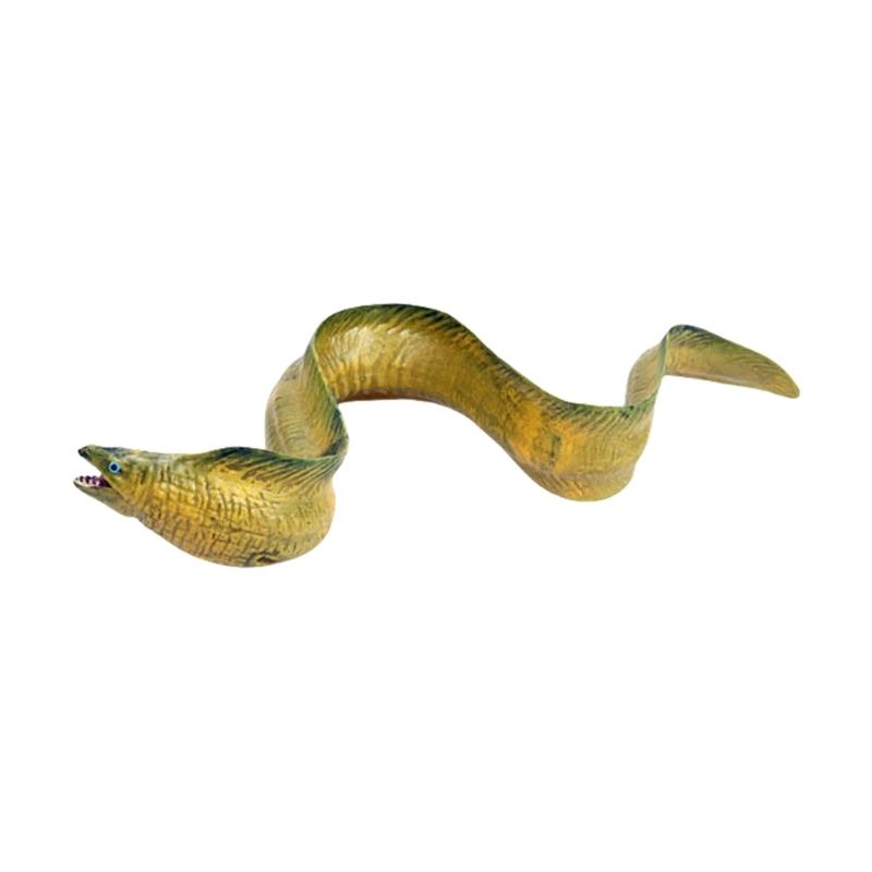 

Creature Marine Fish Figure Realistic Design Eel Model Figurine for Classroom Biology Learning and Education Display