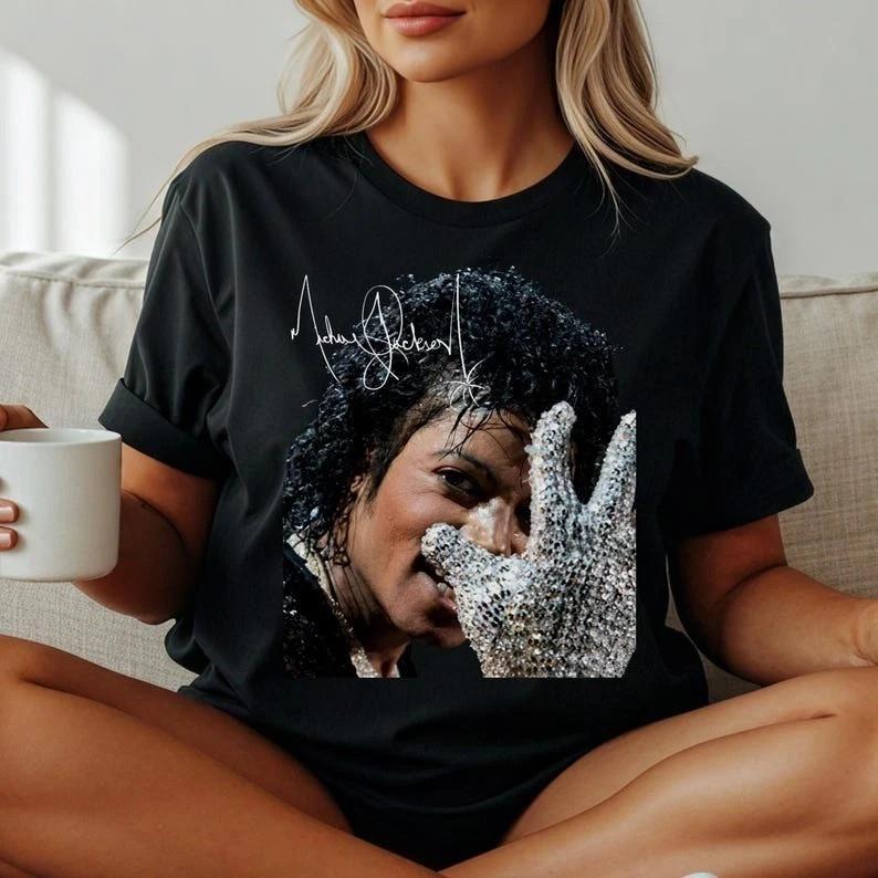 Michael Jackson T-krekls, Sudraba cimda krekls