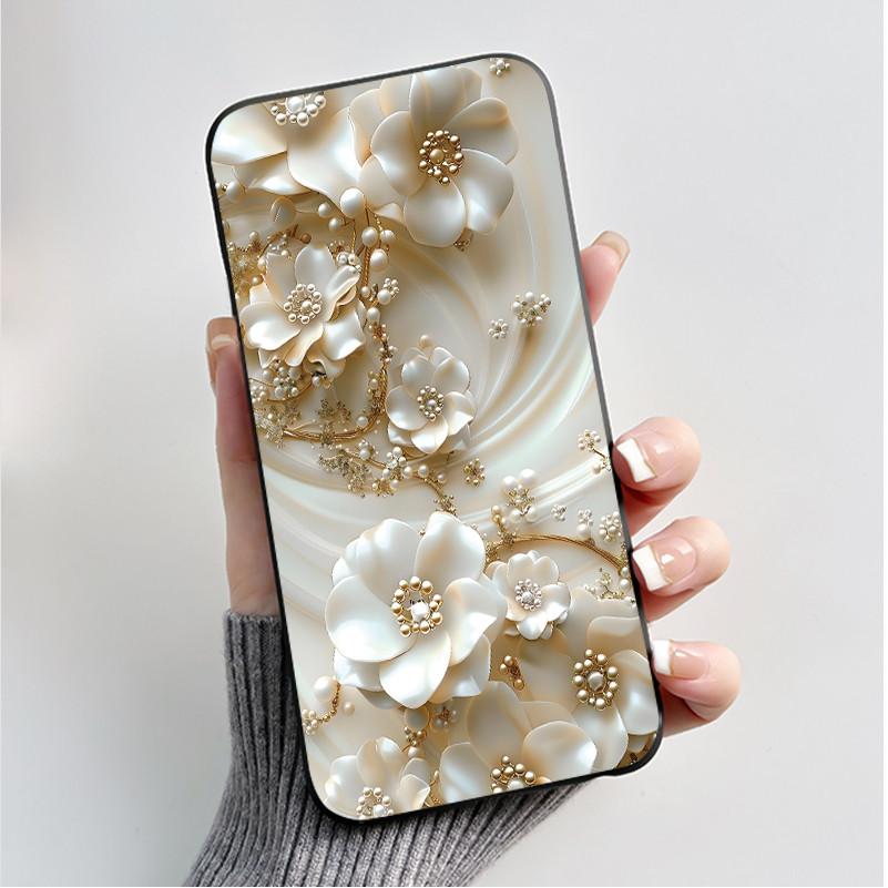 Printed Phone Case For Nokia 105 2G 2023/106 2G 2023/Nokia 106 4G 2023/105 4G 2023 Soft Silicone Shell Cover Cute Flower Casing