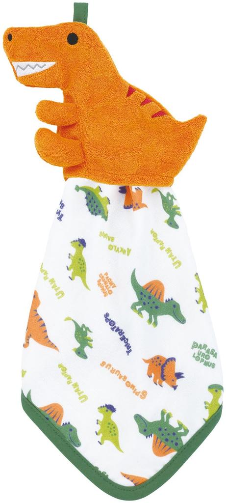 Skater Baby Meal Set with Mascot, Hand Towel, Baby Apron, Spoon, Fork, Lunch Plate, Antibacterial, Microwave and Dishwasher Safe, Dinosaur Picture Boo