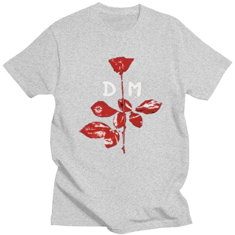 Individuelles Trendiges Depeche Cooles Mode T-Shirt Herren Kurzarm Baumwolle T-Shirt Druck Musik T-Shirts Mode T-Shirt