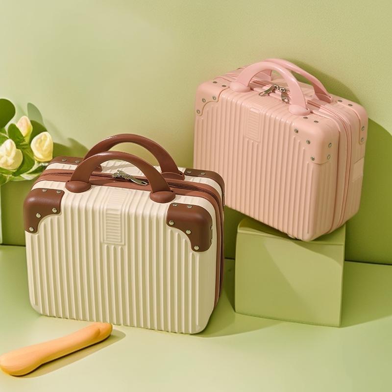 Personalisierter 14-Zoll Mini-Make-up-Koffer mit Zahlenschloss für Reisen