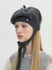 Beulaunhaes Tricot Ribbon Beret - Grey
