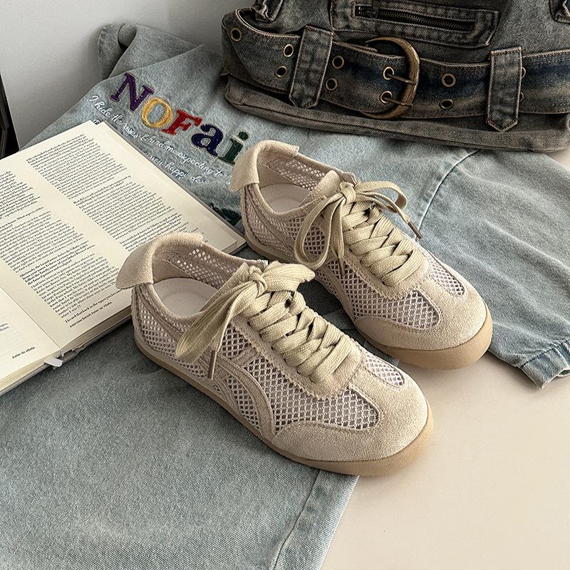 Fashion Breathable Mesh Muffin Thick Baseplate Shoes Women's 2025 New Summer Versatile Wear Comfortable Sports and Leisure Shoes