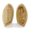 Special Buddhist Statue Inari Daimyojin Incense Holder Buddha Guardian Boxwood Wood 17607 Kurita's [Guardian Deity] Lotus-Shaped Buddha/Pocket Deity,