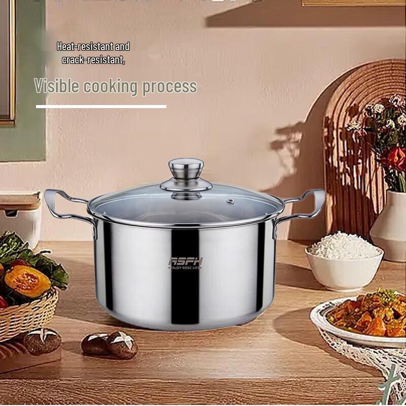 Lesphis Edelstahl Suppentopf