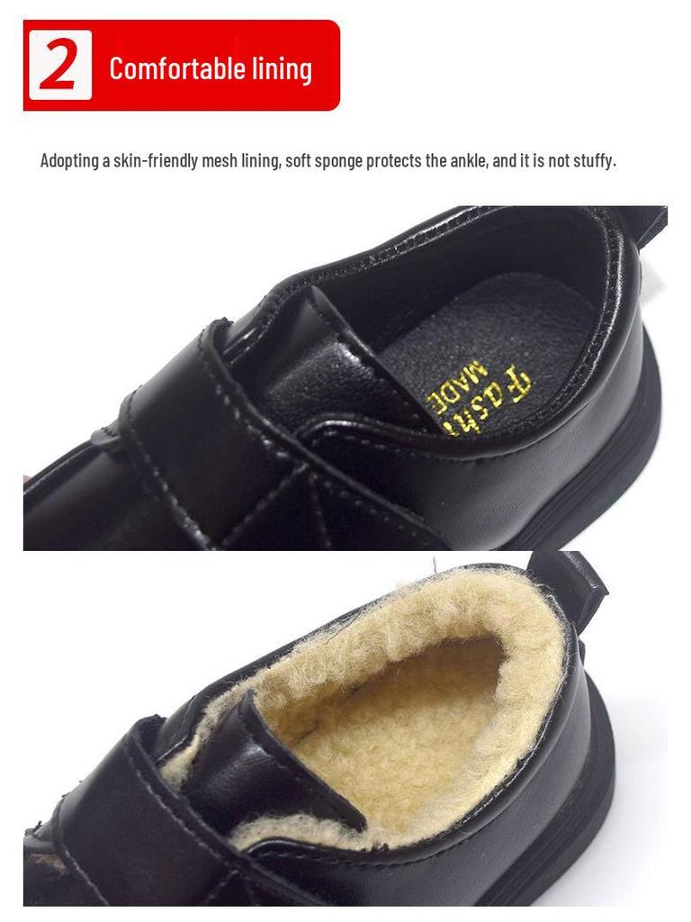 Schwarze Loafer für Mädchen mit weicher Sohle - Performance-Schuhe für Frühling & Herbst