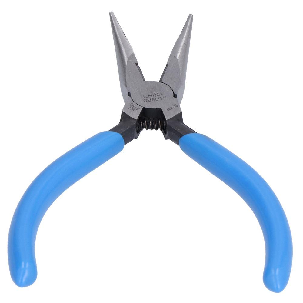 High Carbon Steel Needle Nose Pliers Blue Ultra Thin Design Industrial Grade Pliers UltraThin Cutting Pliers Electronics Repair