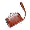 LONNY Women's 4-Inch Snap Coin and Card Holder Purse with Zipper Clip