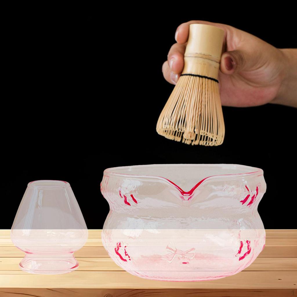 Szklana japońska czarka Matcha ręcznie robiona z dzióbkiem do nalewania, łatwa do czyszczenia, prezent, naczynie do herbaty, czarka do herbaty, filiżanka do