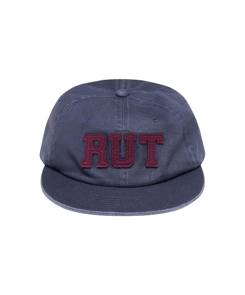 Lotaib Pigment Applique Twill Ball Cap - Blue