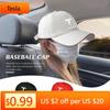 Car Sticker Tesla Fashion Car Logo Sun Hat Adjustable Snapback Baseball Cap For Tesla Model 3 Y S X 2021 Roadster Cybertruck Jug