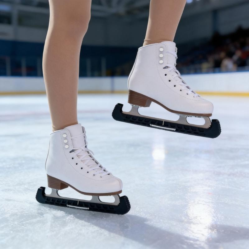 Ice Hockey Figure Skate Blade Covers Ice Skating Guards Adjustable Skate Guards Protector Elastic Ice Skate Blade Guards