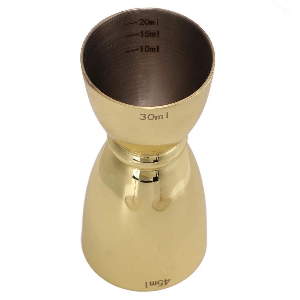 Stainless Steel Double Head Wine Measuring Cup Cocktail Wine Shaker Measure Cup for Bar Party Family Club