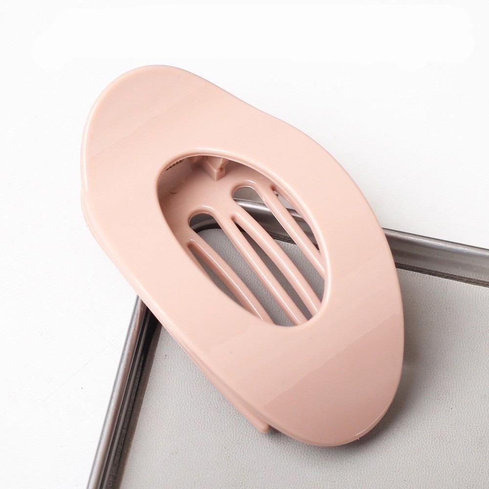 Korean Style Oval Hair Clips Curved Leopard Duckbill Clip Acrylic Hairpin Women