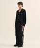 Seteo Roton Cargo Track Pants Caviar Black