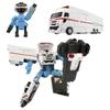 TAKARA TOMY Tomica Job Labor TJBDX Exceed Job Labor Police Fire Emergency Super DX Set Miniature Car Toy for Ages 3 and Up