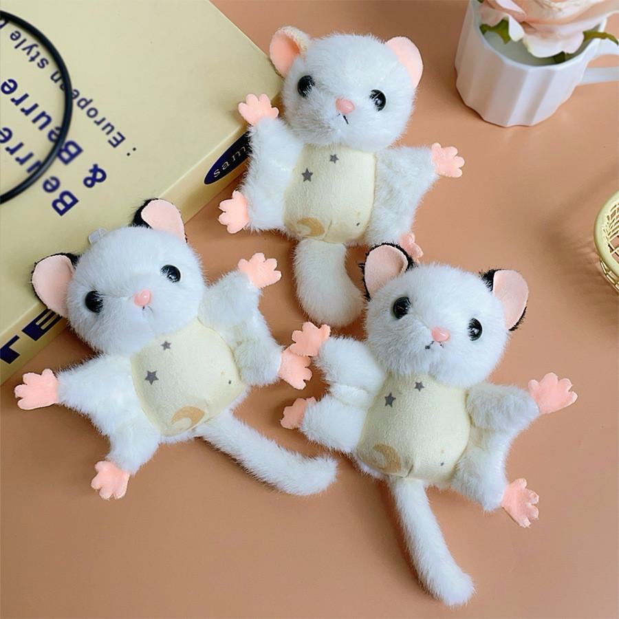 Plush Cartoon Flying Squirrel Keychain With Soft Pp Cotton For Kids And Adults